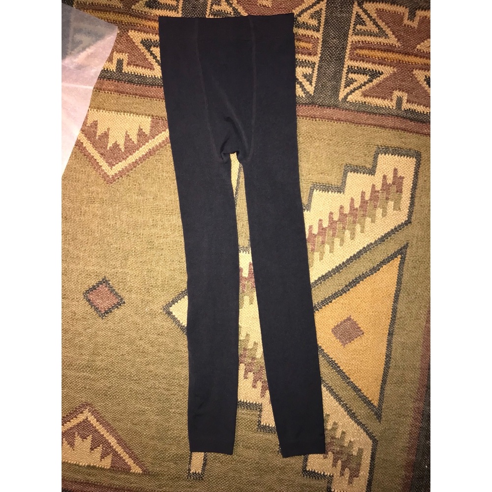 Gray fleece lined leggings